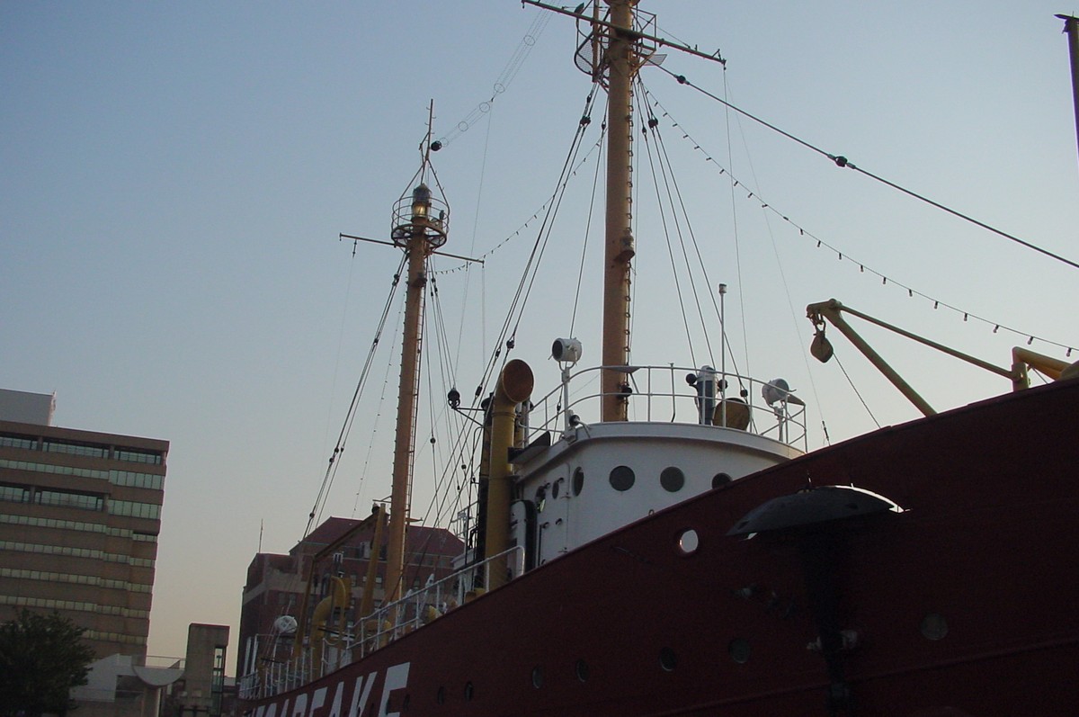 Chesapeake - her lantern mast and beacon